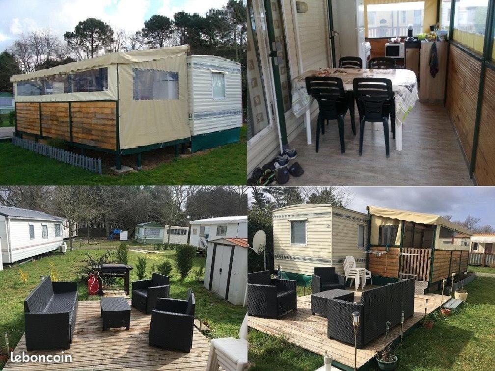 Mobilhome Bien Equipe Et Climatise Mimizan Luaran gambar